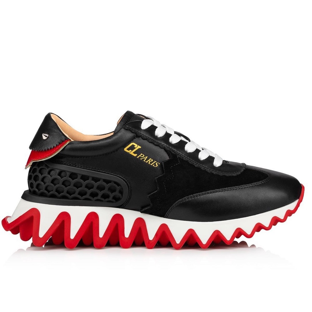Loubishark Leather Low-Top Sneakers